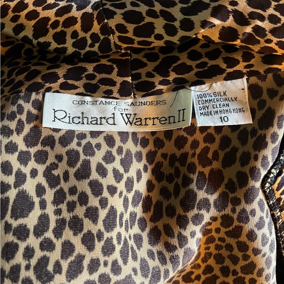 Richard Warren 100% silk animal print blouse - Picture 7 of 7